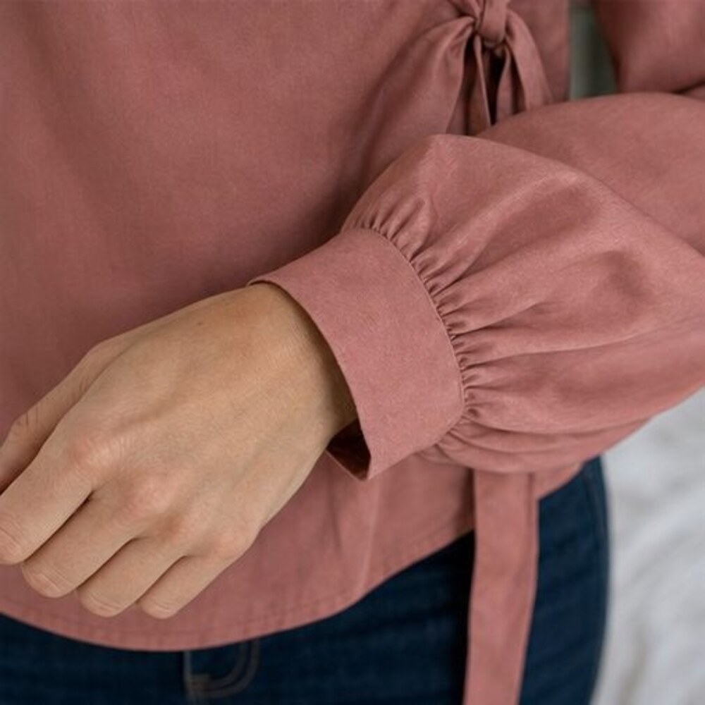 White Button Blouse - Picture 5 of 6
